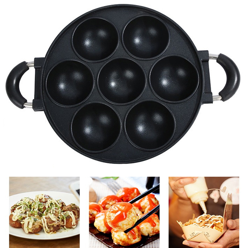 Dosa Pan Iron - Pentola per torte a 7 fori