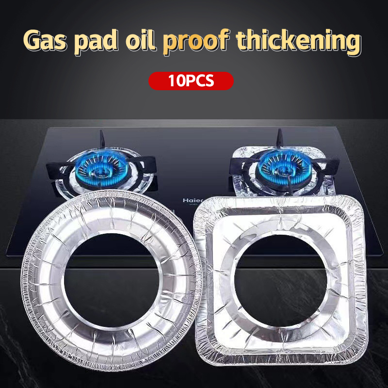 Home Cooking Gas Stove - 10 pz/set Foglio di Alluminio Addensato
