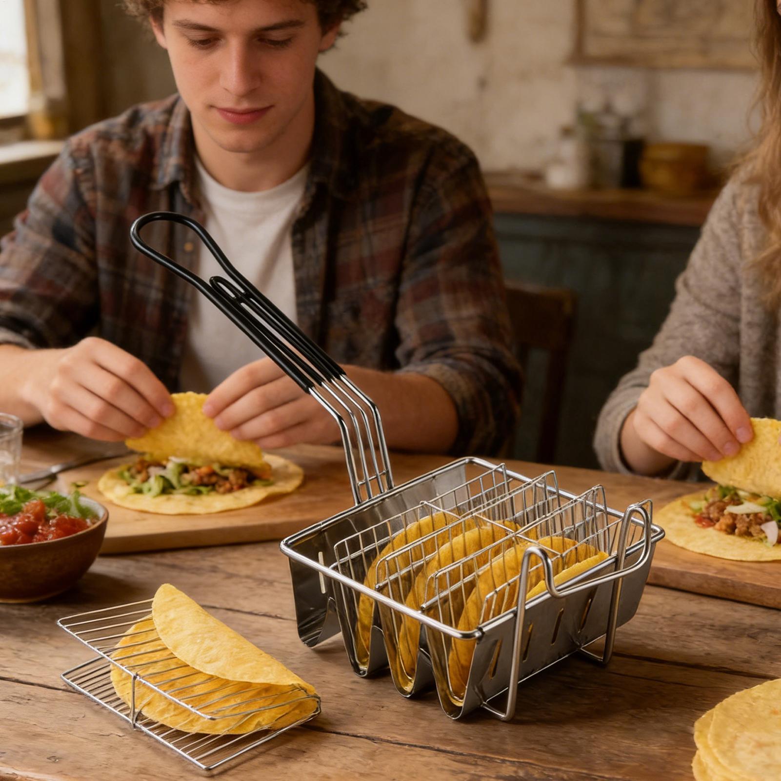 Cestello per Friggere Tacos, 4 - Home Cooking Restaurants recensione e prezzo
