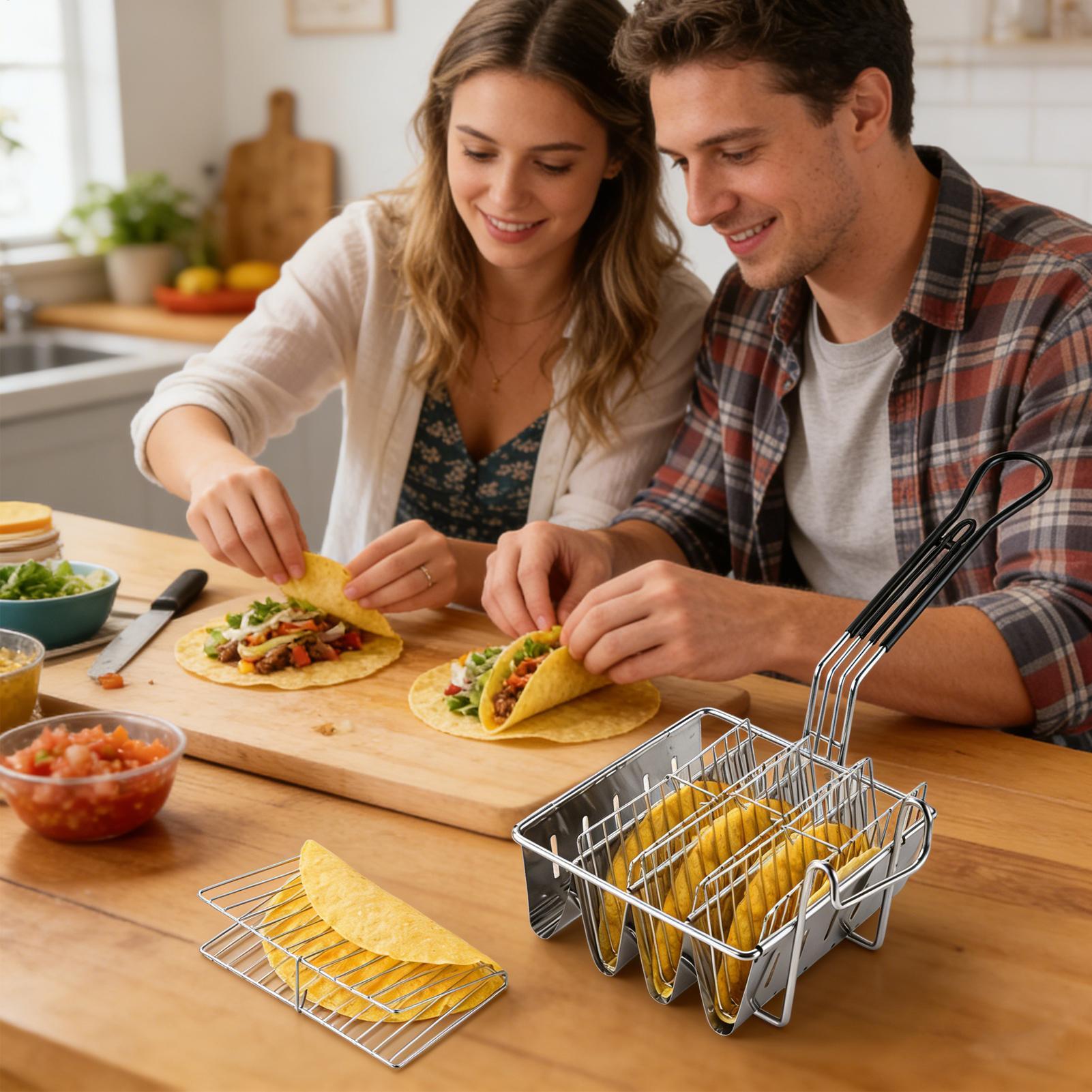 Cestello per Friggere Tacos, 4 - Home Cooking Restaurants recensione e prezzo