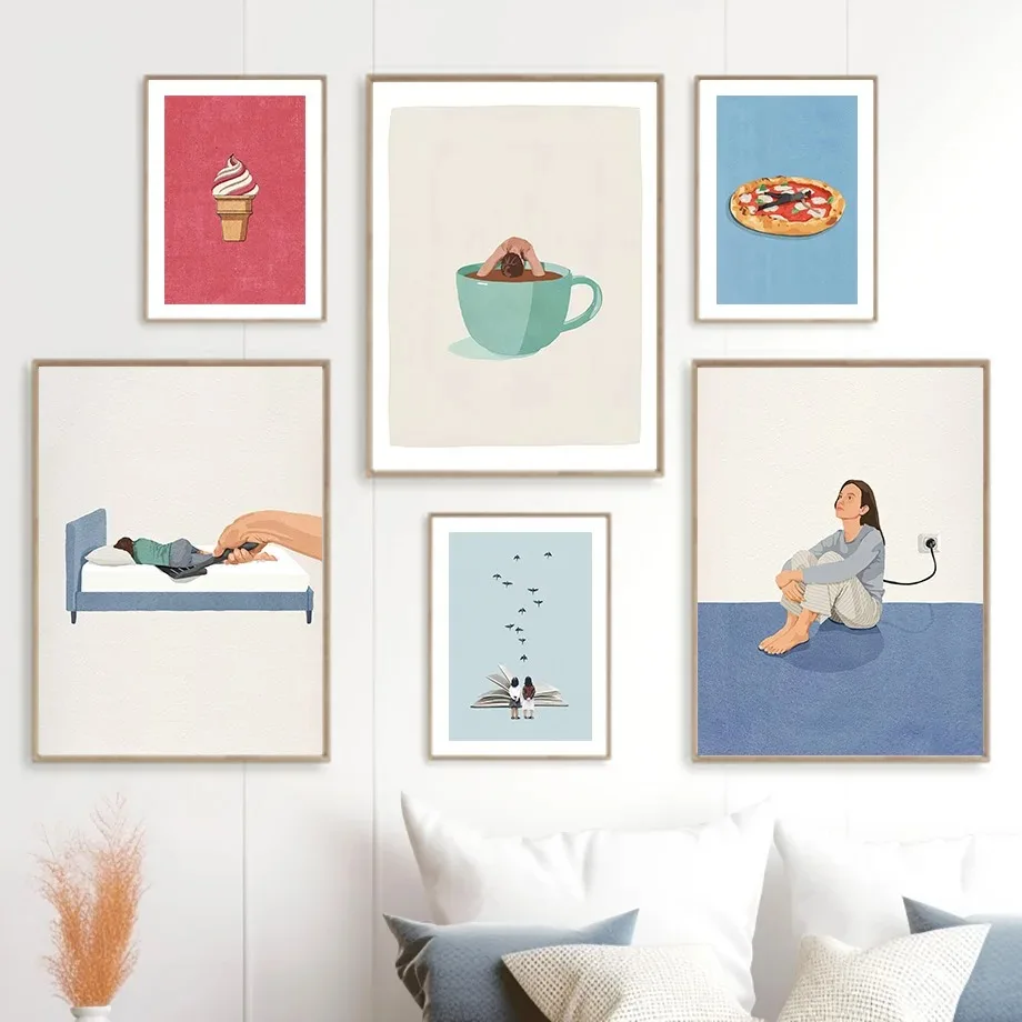 Poster Divertente e Umoristico - Home Cooking Reading recensione e prezzo