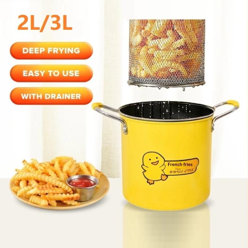 Pentola per friggere da 2/3 li - Home Cooking Oil Filter recensione e prezzo