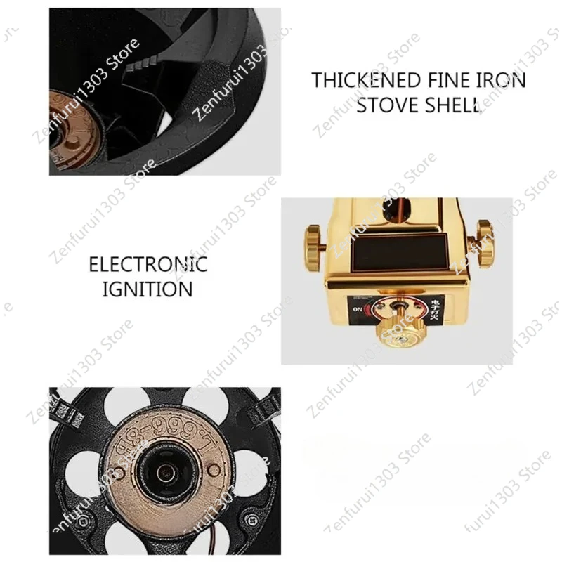 Fornello a Gas Commerciale ad  - Home Cooking Gas Stove recensione e prezzo