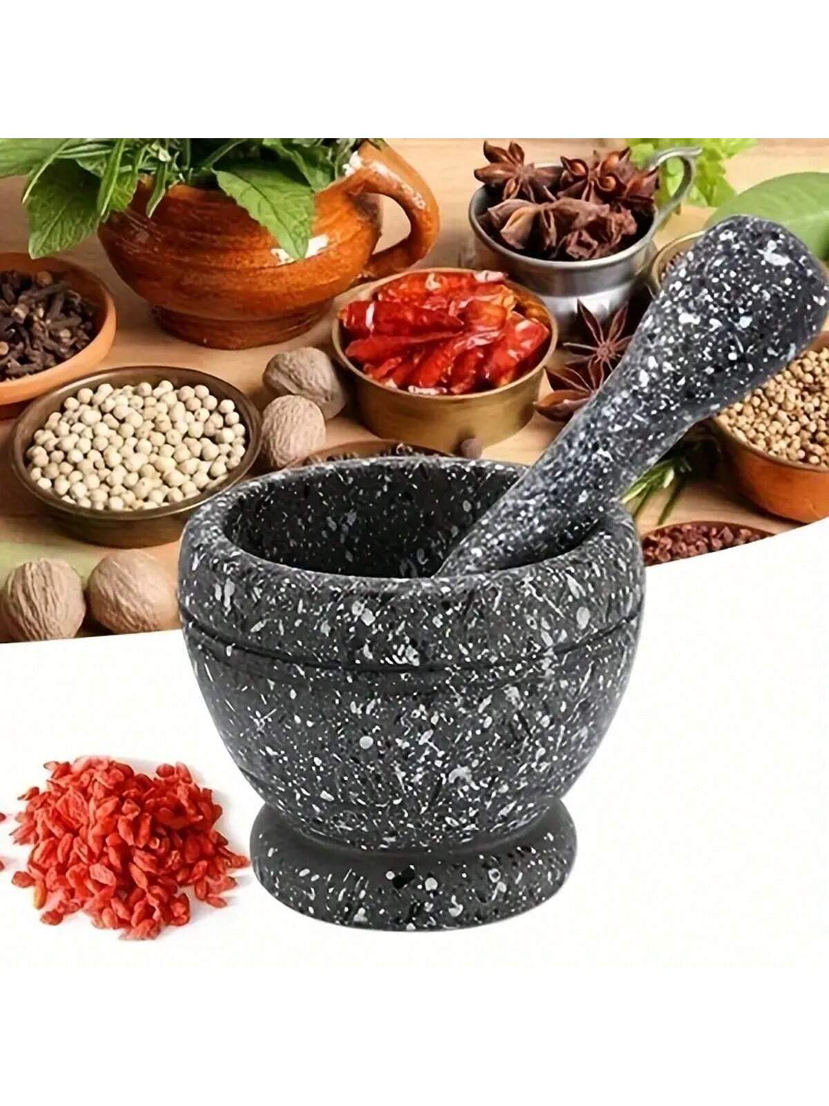 1pc pressa per aglio con textu - Mortar Pestle Granite recensione e prezzo
