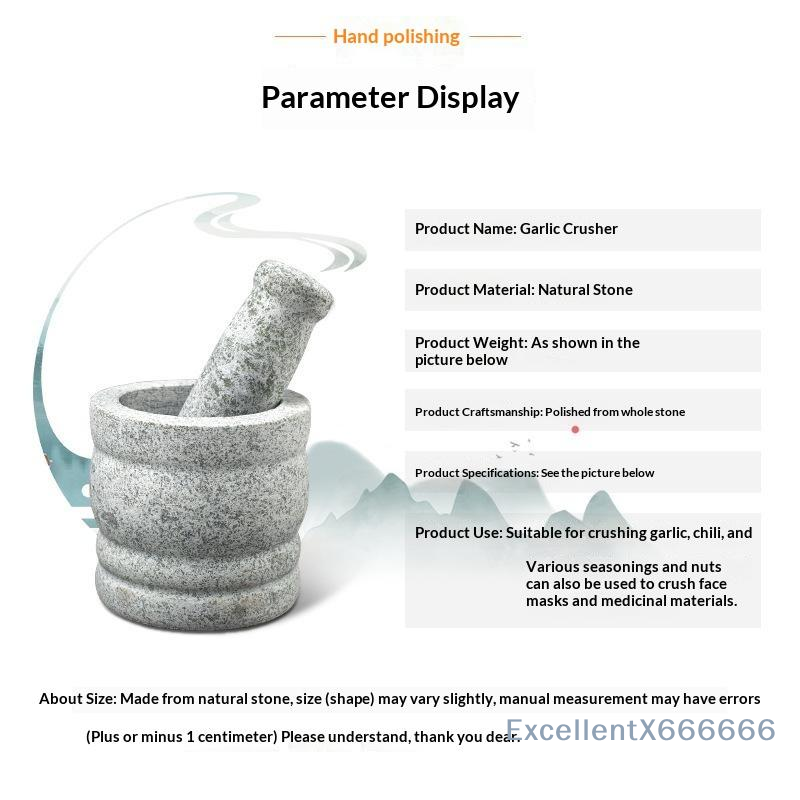 Set di Mortaio e Pestello in G - Mortar Pestle Granite recensione e prezzo