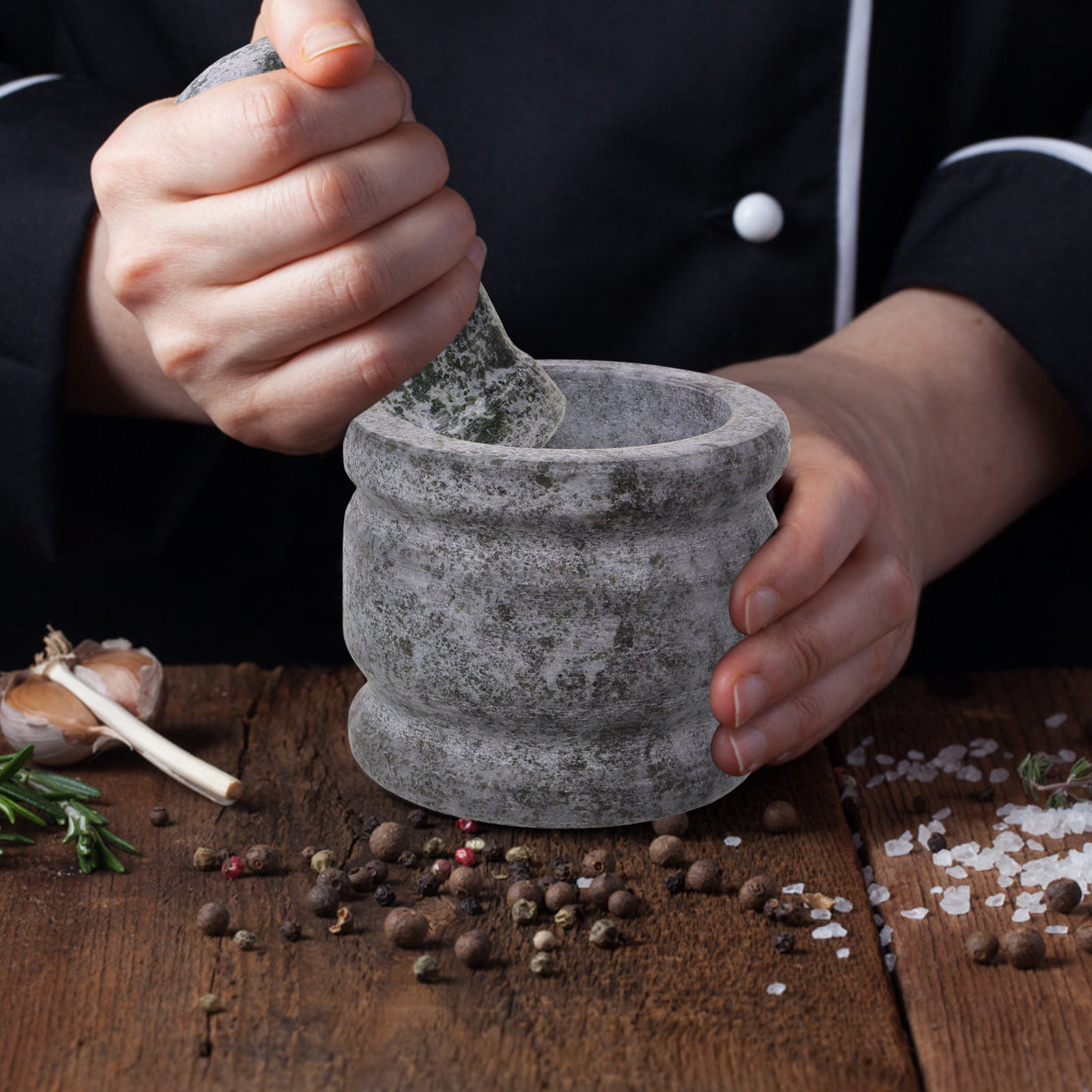 Set di Mortaio e Pestello in G - Mortar Pestle Granite recensione e prezzo
