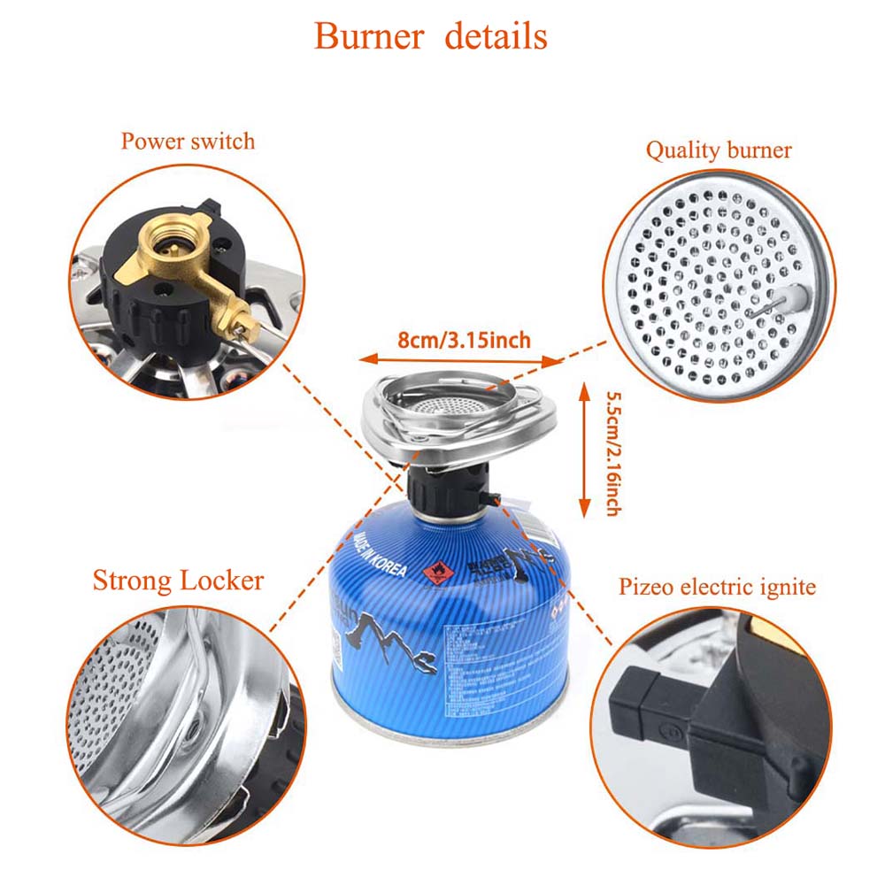 1500W BRS 61 bruciatore a pent - Home Cooking Gas Stove recensione e prezzo