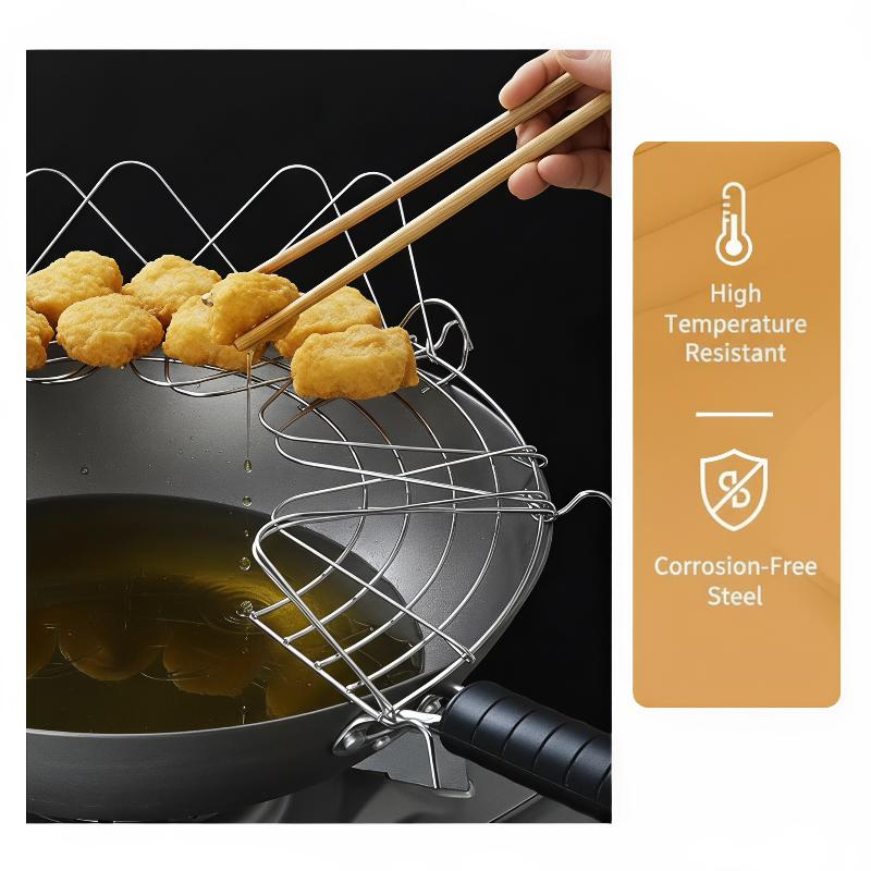 Griglia Pieghevole in Acciaio  - Home Cooking Oil Filter recensione e prezzo