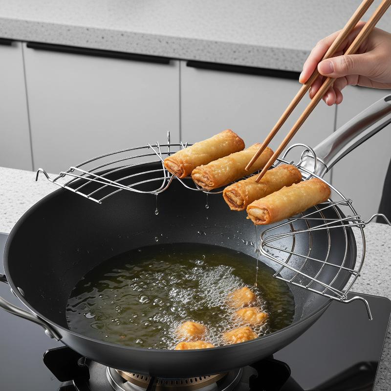 Griglia Pieghevole in Acciaio  - Home Cooking Oil Filter recensione e prezzo