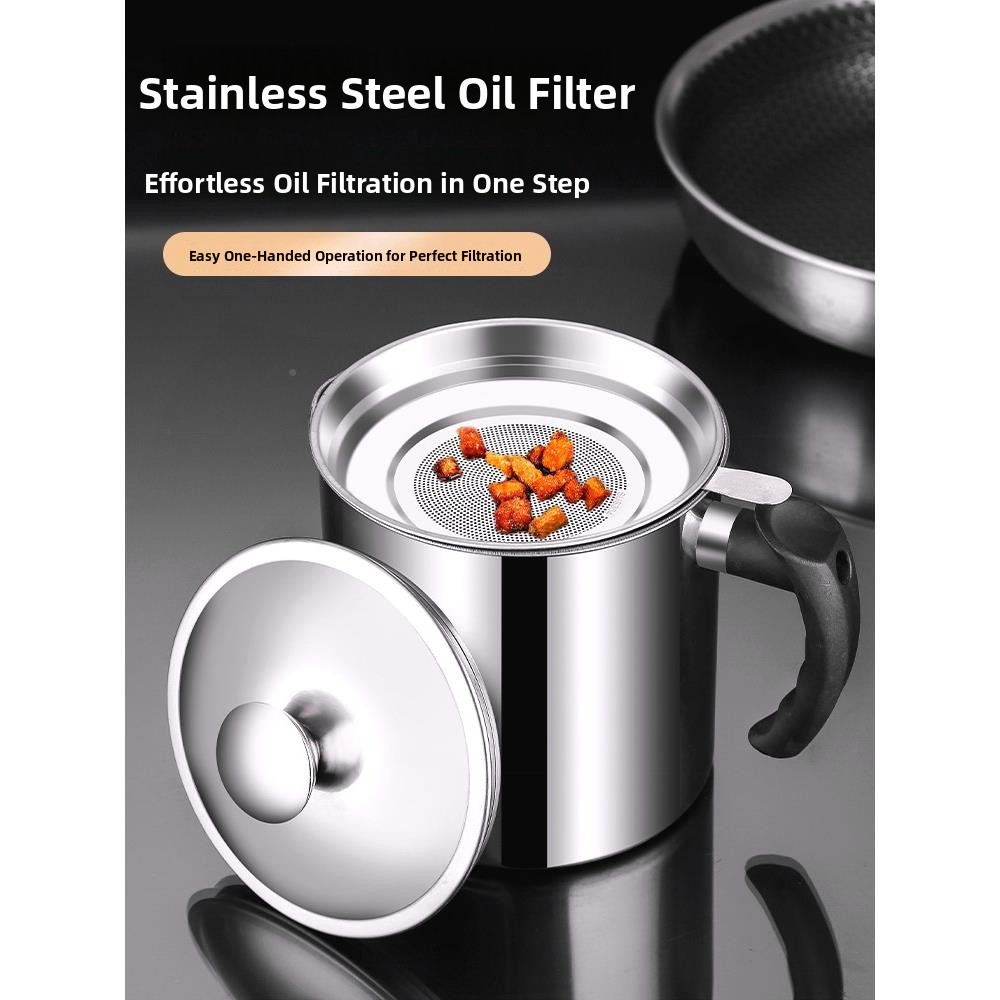 Filtro per Olio in Acciaio Ino - Home Cooking Oil Filter recensione e prezzo